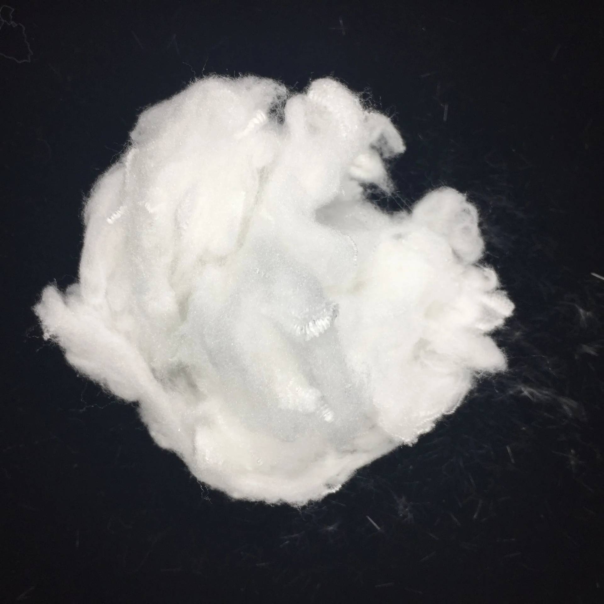Cationic modifed polyester staple fiber 1.5D*38mm r