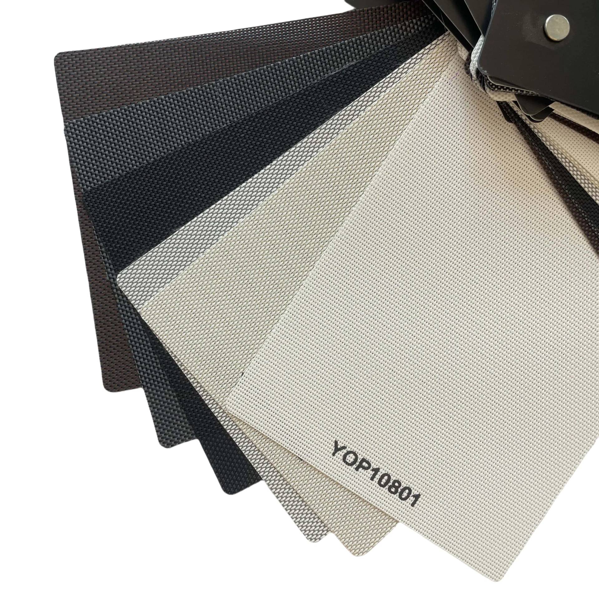 Hometextile 30% Polyester + 70% PVC Flame Retardant Waterproof Blackout Sunscreen Mesh Fabric Woven Roller Blinds Curtain Fabric