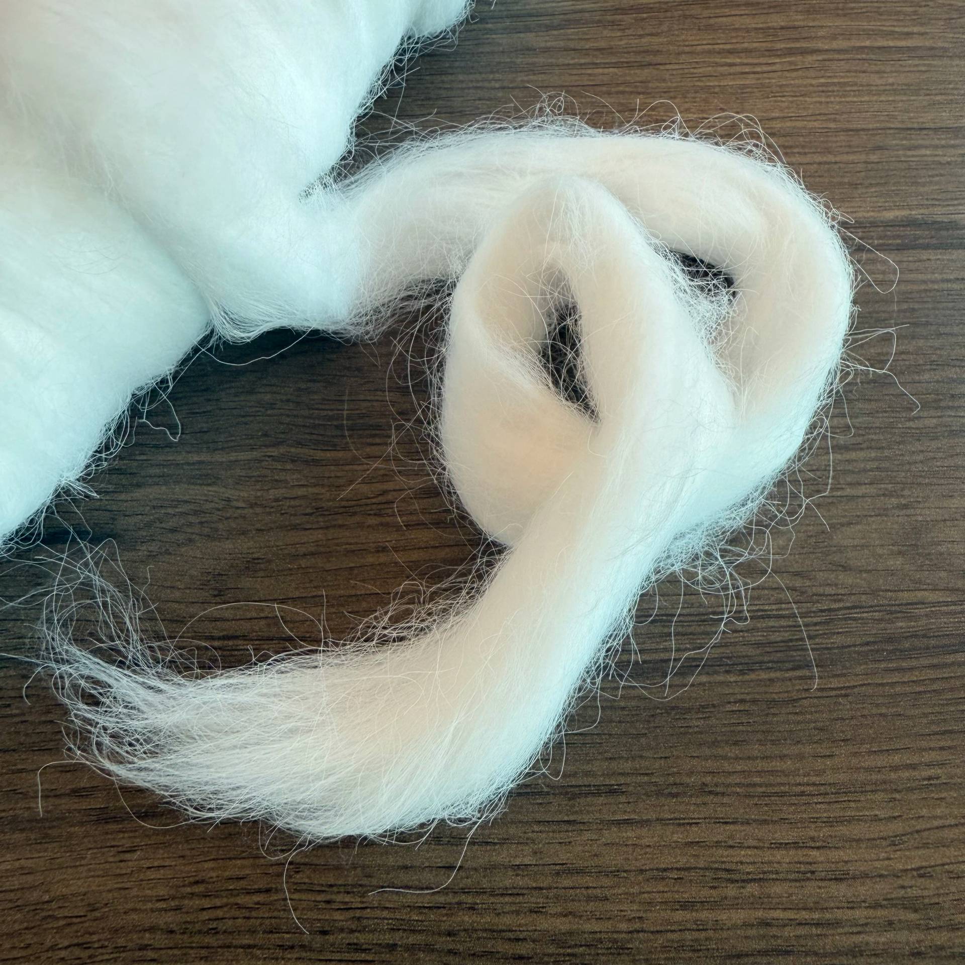 100% Polyamide PA6 Nylon Fiber Tops Angola Type 3D 5D 8D  15D 22D Full Dull Uncrimped Raw White Virgin for Fancy Yarn Spinning