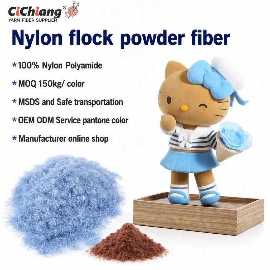 Nylon Flock for Soft-Touch Velvety Surface Finishing
