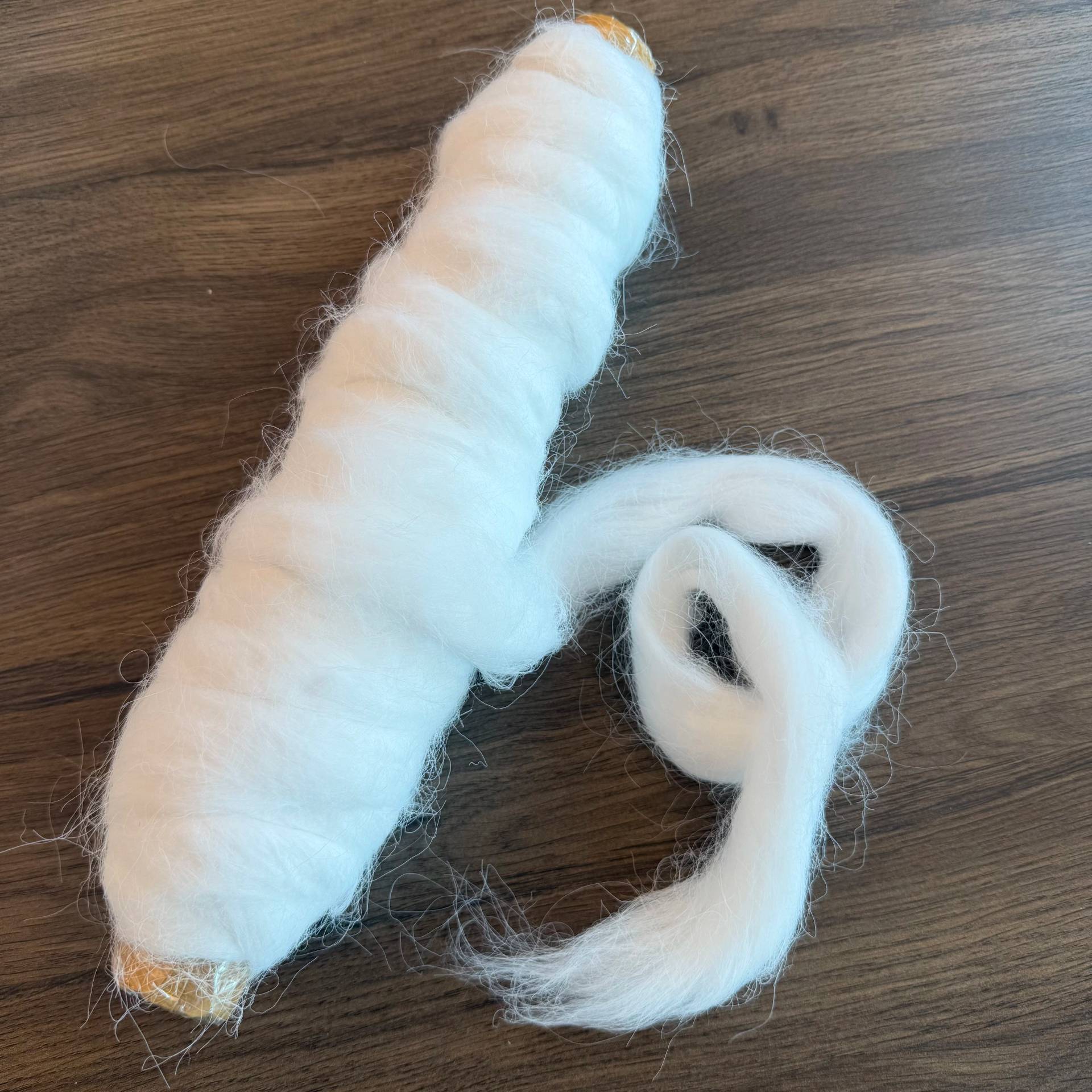 100% Polyamide PA6 Nylon Fiber Tops Angola Type 3D 5D 8D  15D 22D Full Dull Uncrimped Raw White Virgin for Fancy Yarn Spinning