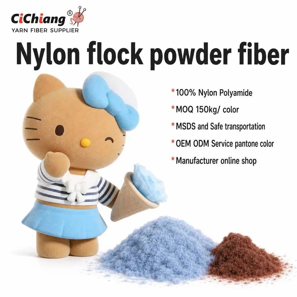 Nylon Flock Microfiber for Soft Surface Finishing